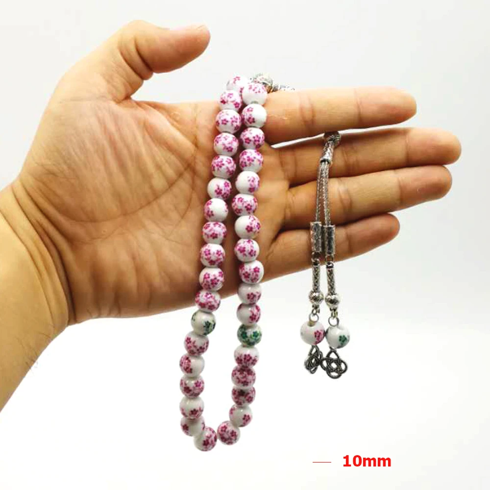 Последний стиль керамика Tasbih Фарфоровые аксессуары мусульманские тесбиг