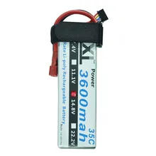 XXL polymers lithium battery 3600maH 14.8V 4s 35C max 70c for RC cars helicopter toys