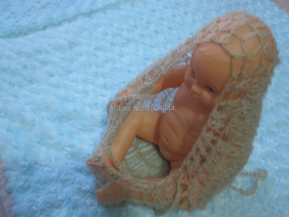 

Crochet Mohair Newborn Sleep Sacks Sleeping Bag Baby Cocoon Angola Mohair Newborn Photography Props