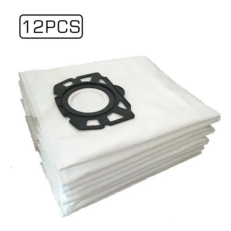 

1*Filter+12*Dust Bags For Kercher MV4 MV5 MV6 WD4 WD5 WD6 Vacuum Cleaner Parts Replaces Original 2.863 -005.0