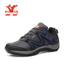 XIANGGUAN Высококачественная Мужская водонепроницаемая обувь из натуральной кожи для пешего туризма прочная обувь для горных прогулок удобные кроссовки дешевые продажи