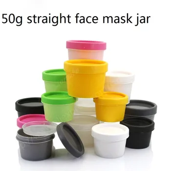 

Hot sale 200 x 50G Plastic Mask Cream Jars, Plastic Cream New Facial Cream Jar for Portable Makeup Facial Mask Cosmetic