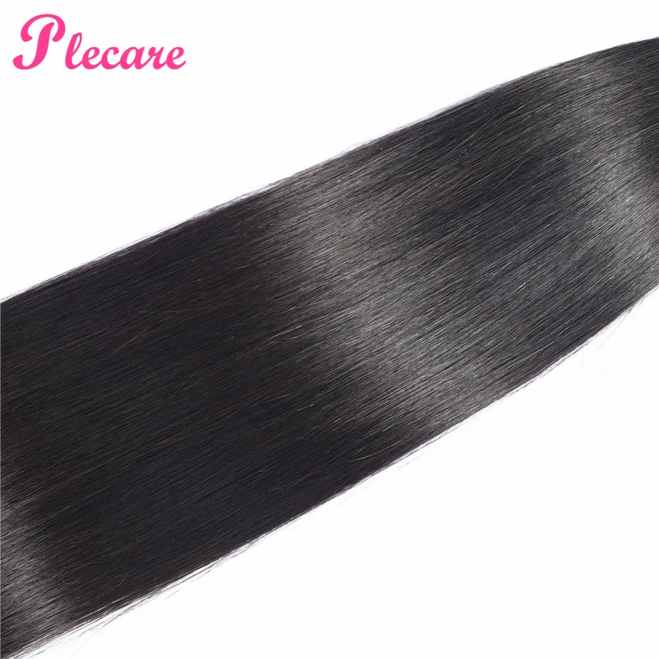 Plecare Brazilian Straight 100% Human Hair Weave Bundles 8-26 Inch Non-Remy Natural Color Hair Extensions Free Shipping