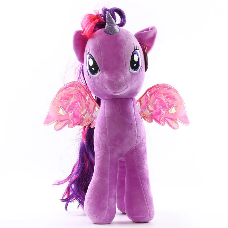 Children's 18cm little Rainbow Horse Toys Cartoon Animal Plush Doll Rarity Pinkie Pie Fluttershy Twilight Sparkle Rainbow Dash