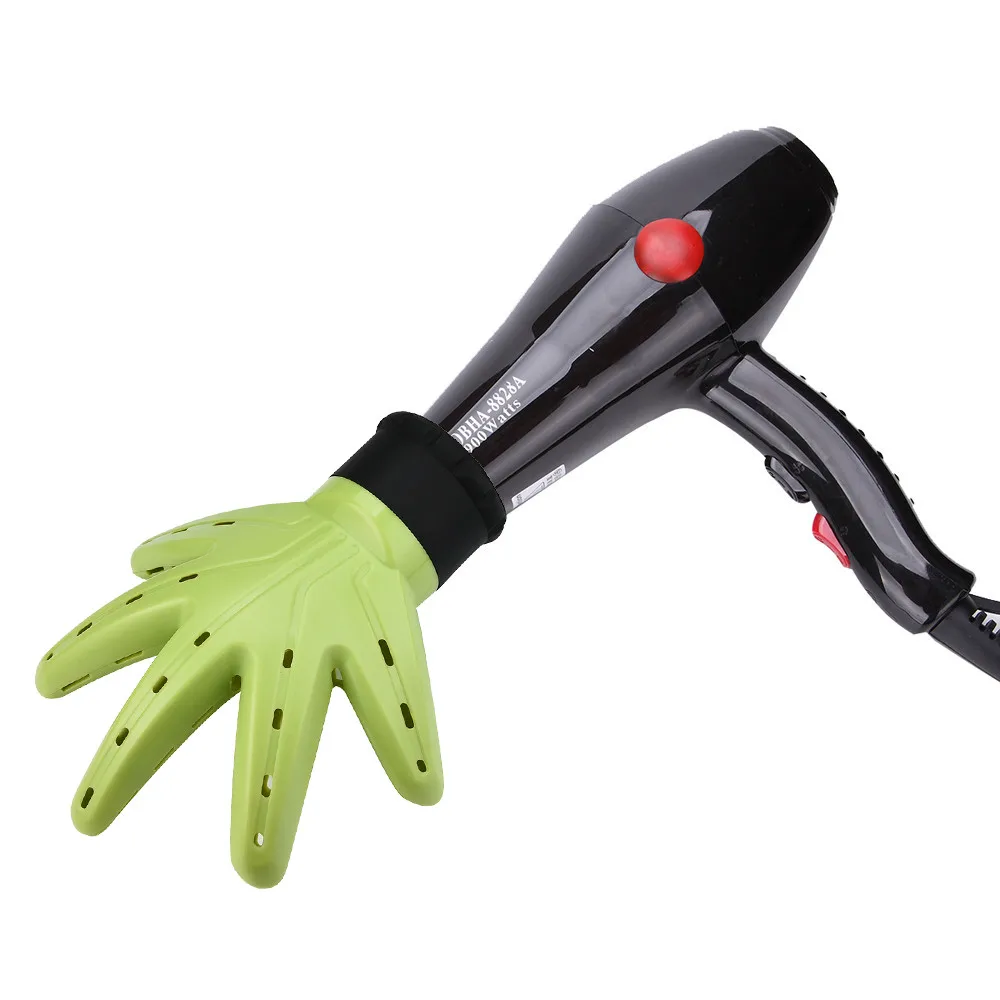 Buy 1PCS Pro Plastic Green Hand Shape Hair Dryer