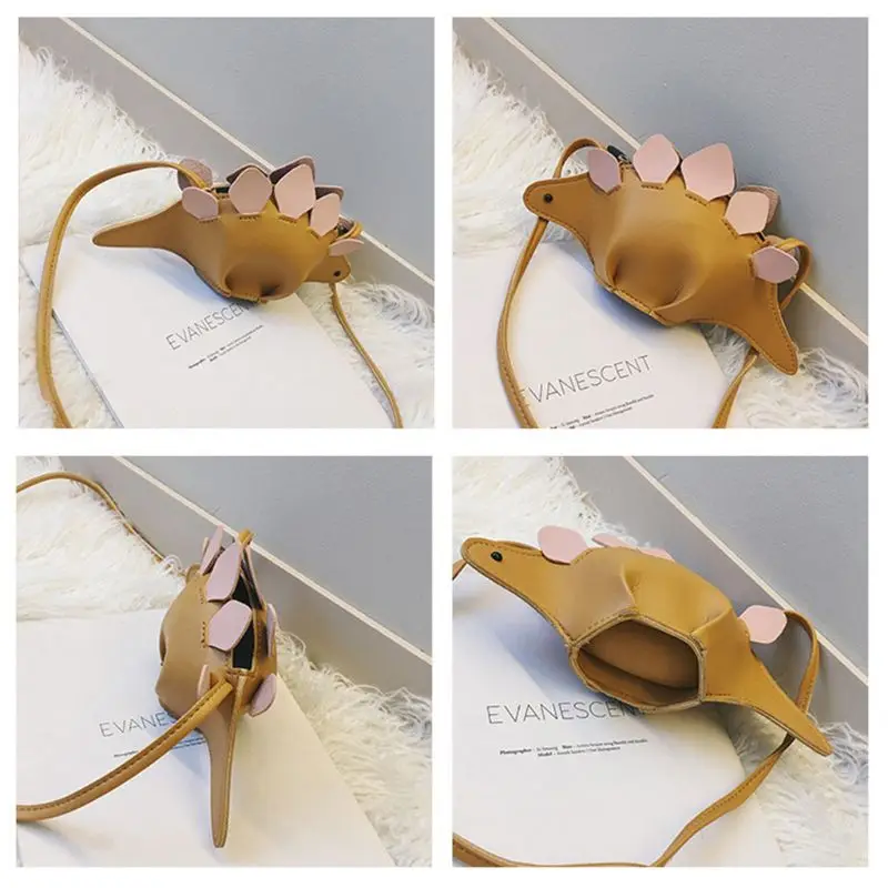 

Dinosaur Shape Crossbody Shoulder Bag Women PU Leather Chic Clutch Purse for Girls 2019 Girl Lovely Shoulder Handbag