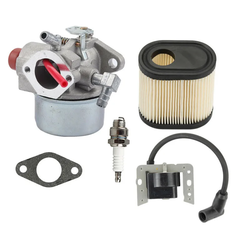 

Gasket Carburetor Lawn Mowers Engine Cutting Tools Ignition Coil For Tecumseh 6.25 6.5 6.75HP Air filter Spark plug