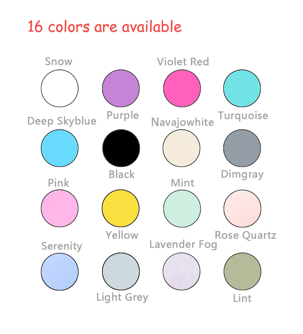 available color