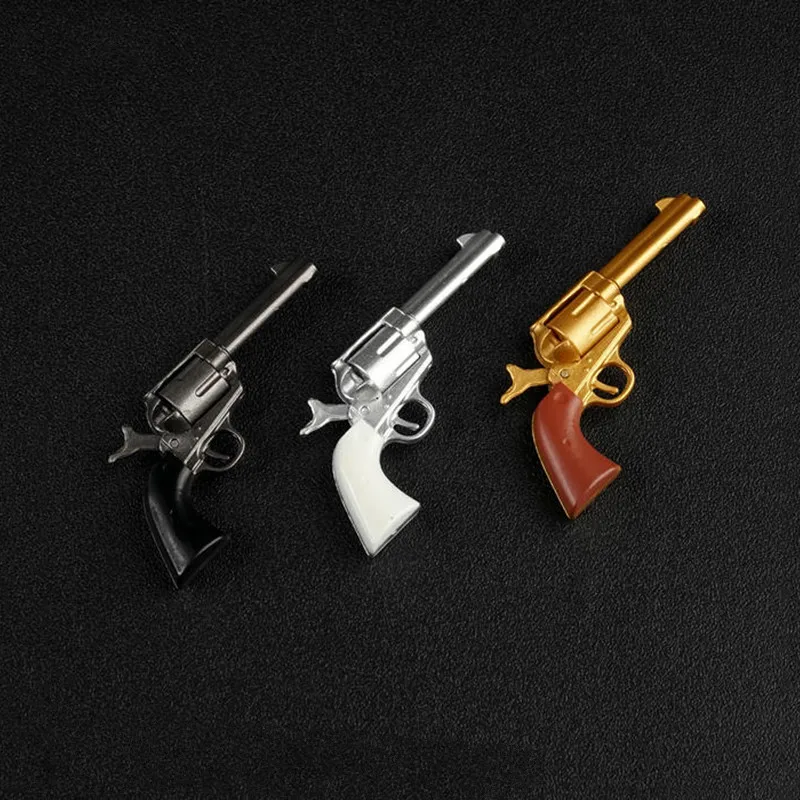 1/6 Revolver Pistol Gun Weapon Model Gun Toy For 12 inches Action Figure doll toy gift ASTOYS AS040