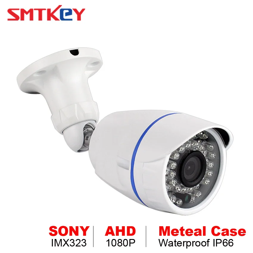 

SMTKEY 1080P SONY IMX323 AHD Camera Metal housing 2MP AHD Security Camera for AHD cctv system