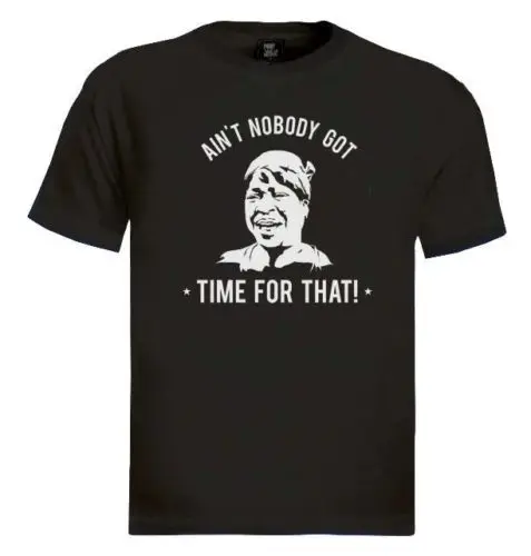 Ainnot NOBODY GOT TIME футболка Милая коричневая бронхит Тош забавная крутая Повседневная