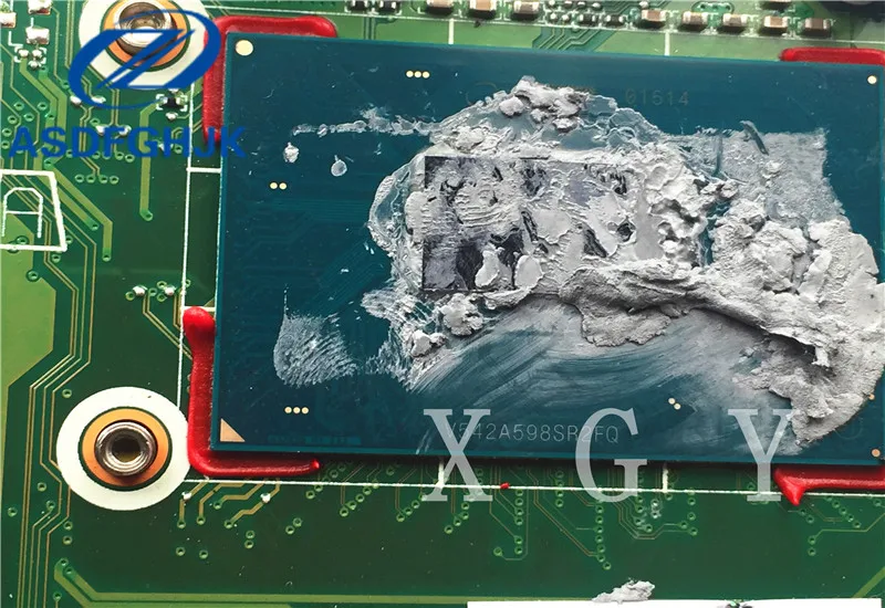 Best  Laptop Motherboard DAX1FDMB6F0 for HP 15-AB Motherboard SR2FQ i7-6700HQ 2.6GHz CPU 832575-601 DDR3L