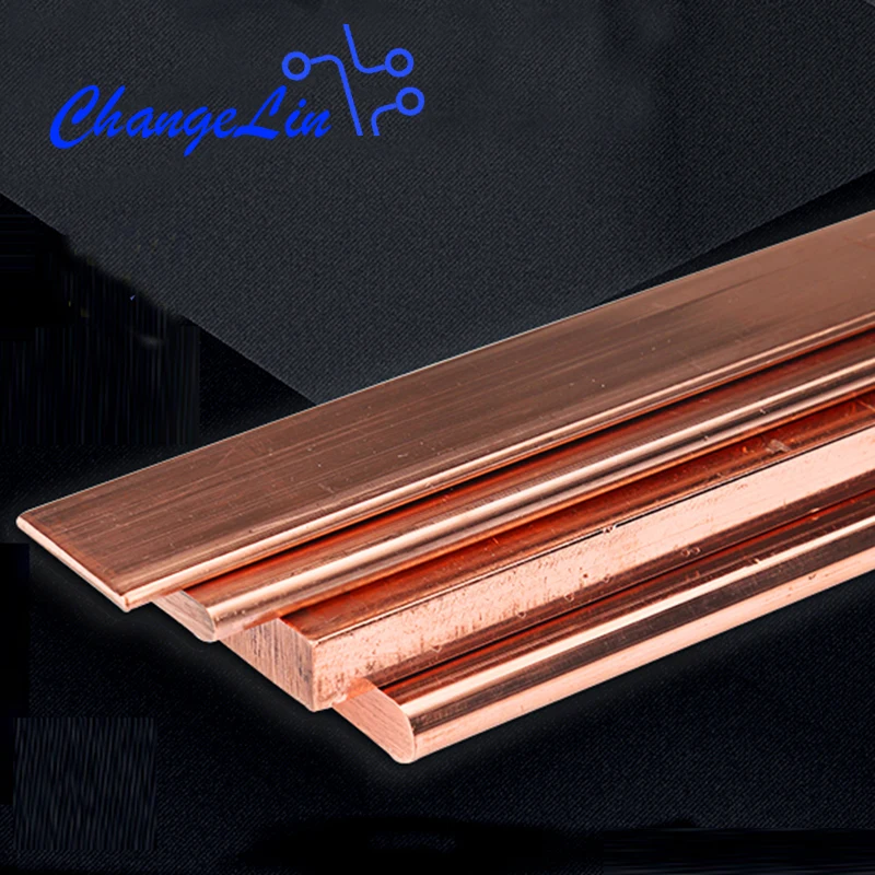 T2 T3 6mm Thickness Copper Strip Metal Sheet Purple Cu Flat Bar Tinned