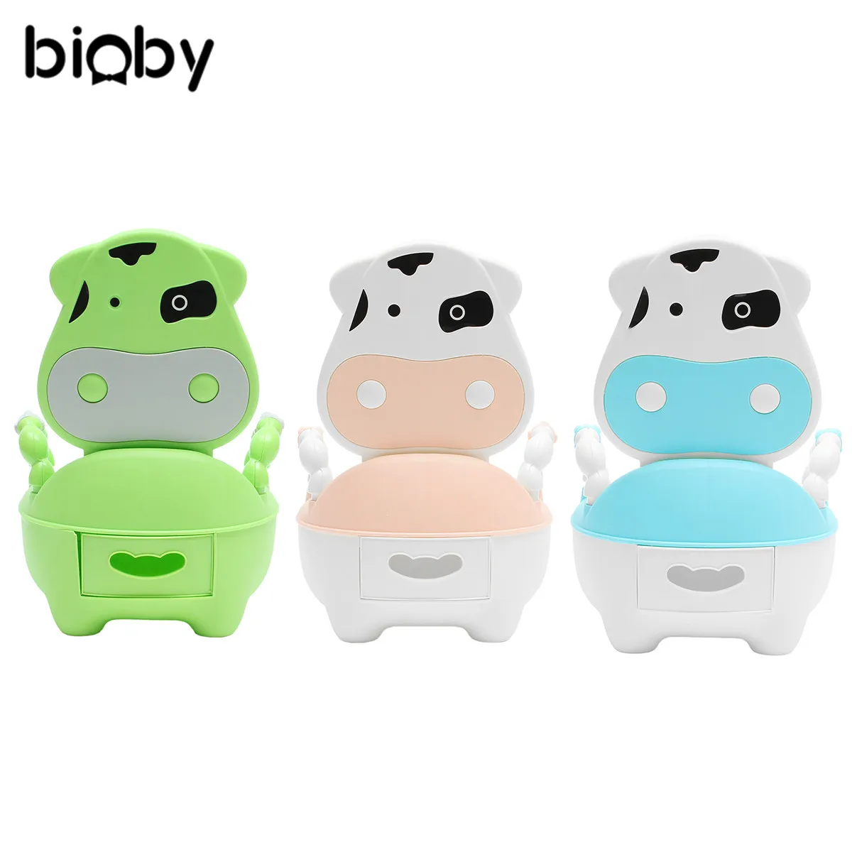 

Milk Cow Design Infants Baby Toilet Potty Toddler Children Kid Training Urine Seat with Handle for Boys Girls Baby Care Supplies