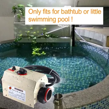 

High Quality New 3KW 220V 50HZ Swimming Pool Heater & SPA Bathe Bath Hot Tub Thermostat Electric Water Heater