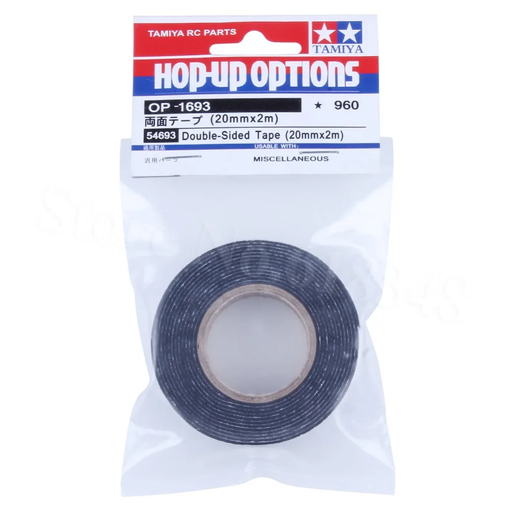 

Tamiya 54693 Double-Sided Tape 20mm x 2mm Hop-Up Options For RC Models Car Plane Quadcopter Boat Robot DIY OP-1693