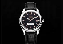 40mm Sangdo Luxury watches Automatic Self-Wind movement Sapphire Crystal Black dial High quality Auto Date Men’s watch 58A