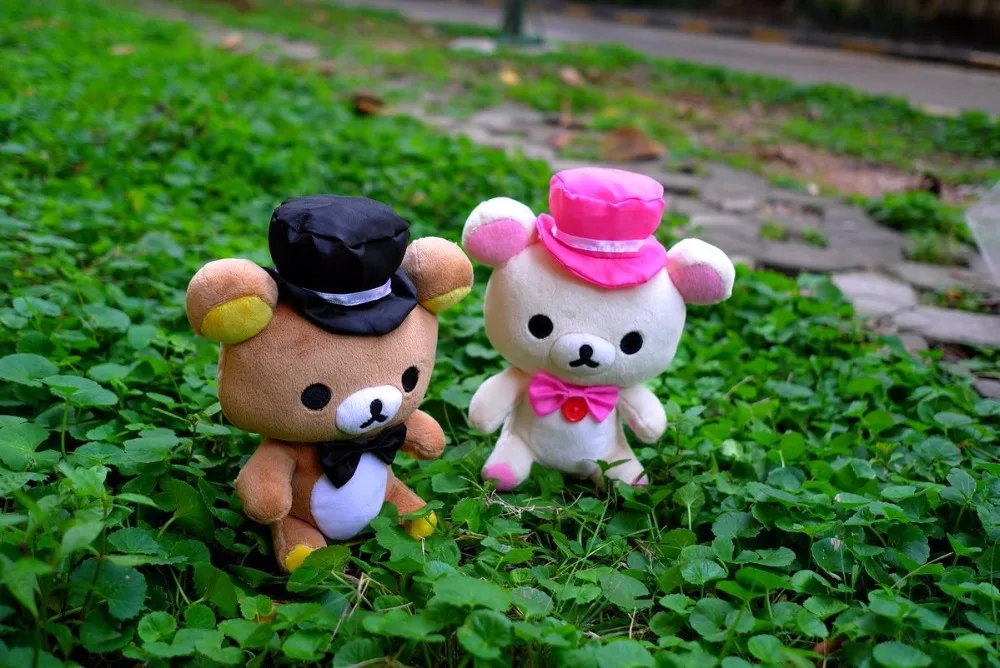 2PCEasy медведь, японский медведь, Расслабленный медведь, rilakkuma плюшевые игрушки, кукла захватывающая машина кукла