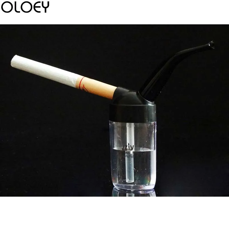 

OLOEY Lighter Cigarette Accessories High Quality Weed-Pocket Size Mini Pipe Water Smoking Tobacco Pipe Hookah-Filter Bent Type