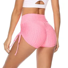 Новые сексуальные шорты для йоги, женские леггинсы для бега, высокая талия, спортивная одежда, Короткие штаны для фитнеса, обтягивающие женские, пуш-ап, спортивная одежда, трусы