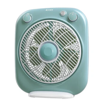 

10 Inch Portable Mini Box Fan Wind Machine 4 Speed Cooling Desktop Air Circulator Fan with Timer Dumping Power-off Protection