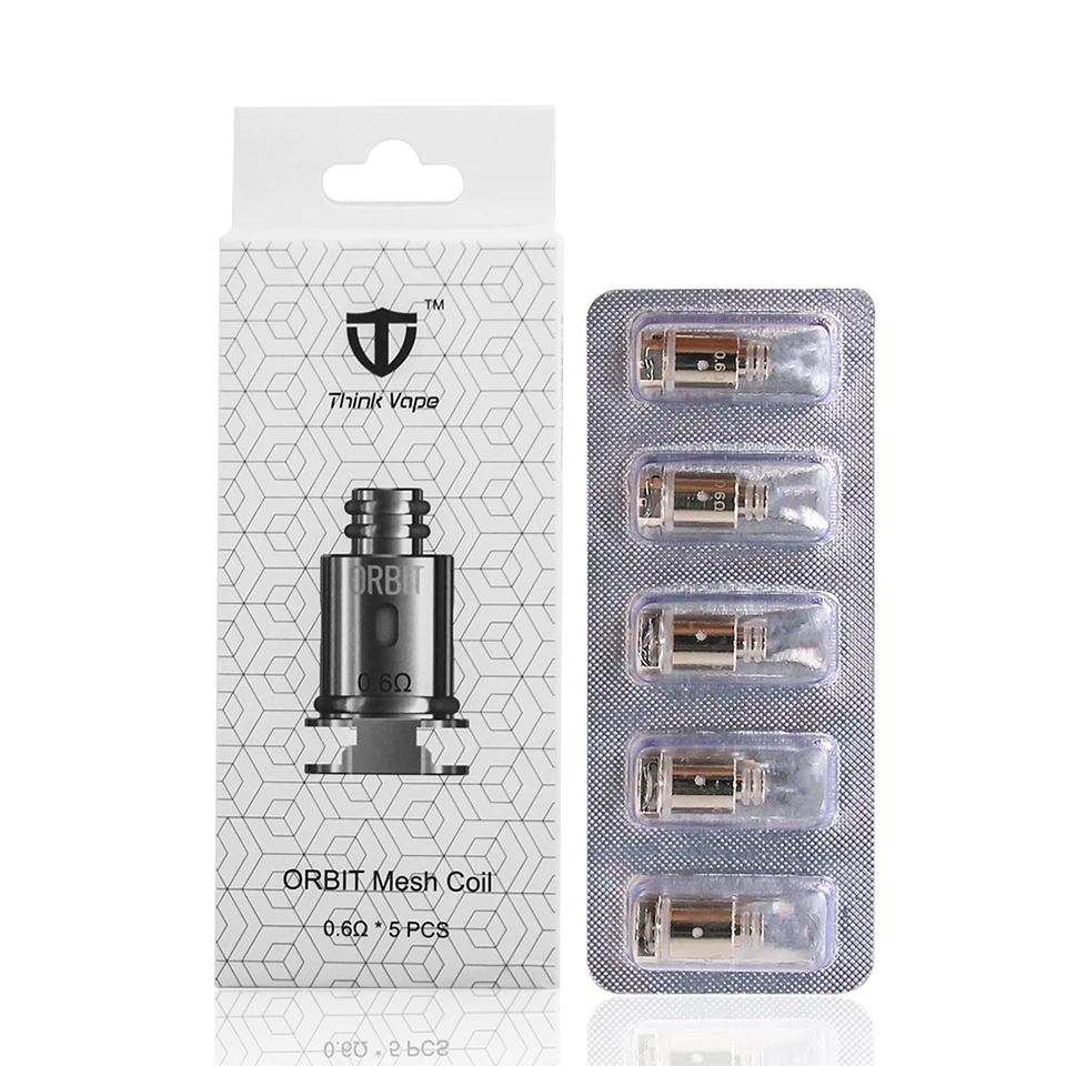 5 шт./лот сменная катушка 0.6ohm сетка/1.2ohm DC катушка Thinkvape комплект подходит Thinkvape Orbit комплект Vape ручка аксессуары