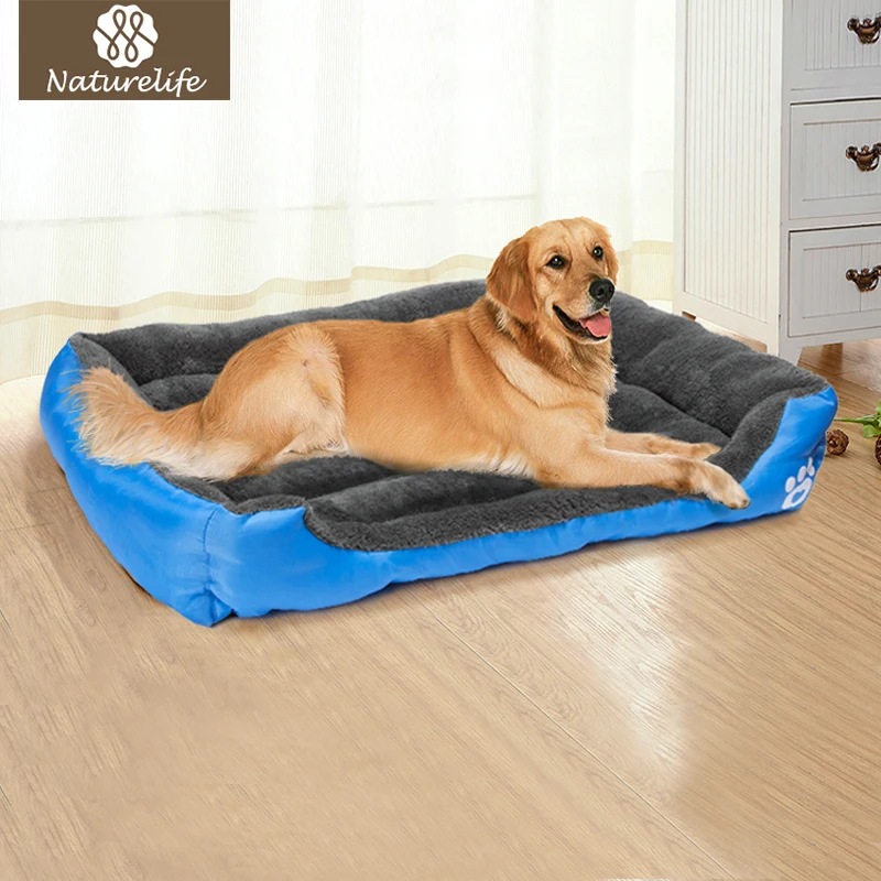 cheap Pet Large Dog Bed Warm Dog House Soft Nest Dog Baskets Waterproof Kennel For Cat Puppy Plus size Drop shipping