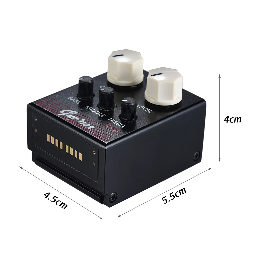 Biyang livemaster серии ds-164 искажения Гитары педаль эффектов встроенный модуль 3-полосный эквалайзер Правда Обход