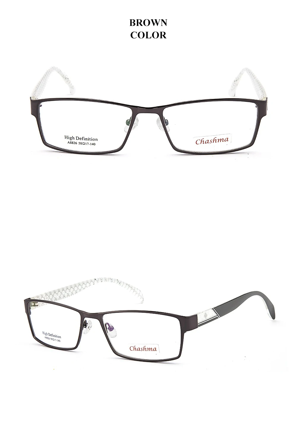 Chashma бренд полный оправы оптические рамки качество сплав рамка TR 90 темп мужские модные очки широкий лица большая рамка ширина 145