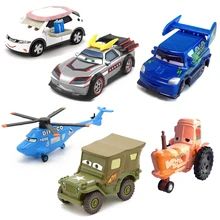 Disney Pixar Cars 3 Saetta McQueen Auto In Metallo Sarge Lizzie 1:55 Pressofuso In Lega di Metallo Giocattoli Regali Di Compleanno Per I Bambini Auto giocattoli
