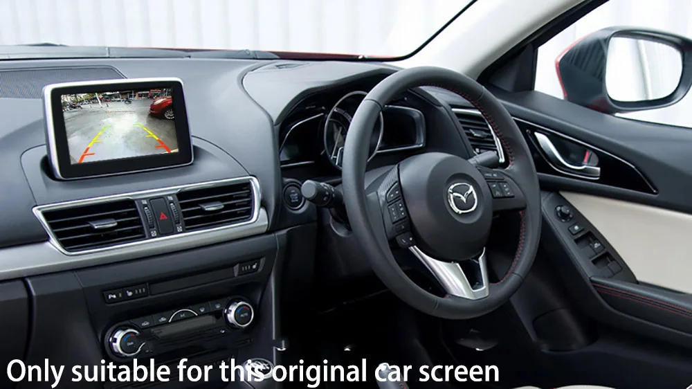 LiisLee High Quality Rear View Back Camera For Mazda 3 Mazda3 Axela Sedan BM 2014~2017 Connect Original Factory Screen Monitor (8)