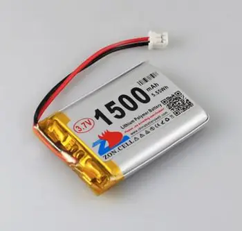

Free ship 2pcs/lot 3.7v 703448 703450 1500mAh polymer lithium battery li-ion rechargeable battery