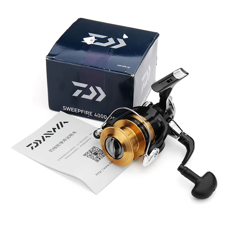 DAIWA SWEEPFIRE 1500 4000 спиннинговые Рыболовные катушки 2BB 5 3: 1 Макс Drag 2 кг 6 морской свет но