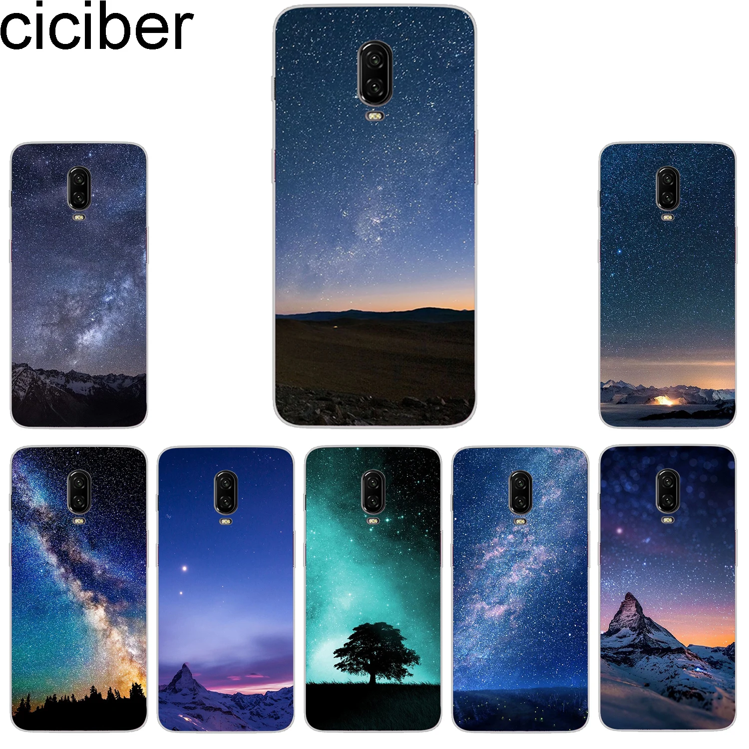 Ciciber новые модные чехлы для телефонов Oneplus 6T 5T 6 5 чехол из мягкого ТПУ задняя
