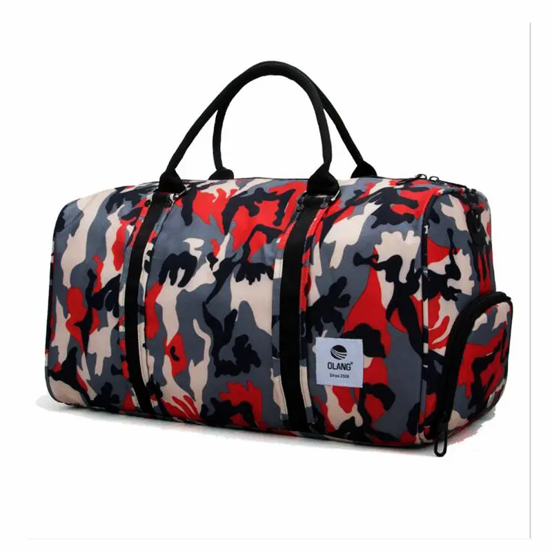 2018 Men Camouflage Gym Bag Lage capacity Storage Travel Handbag