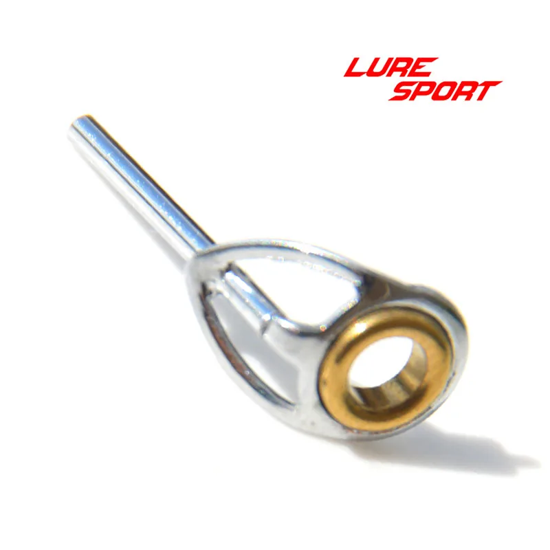 LureSport 10 шт. верхняя направляющая рамка из микросеребра черное/Золотое кольцо