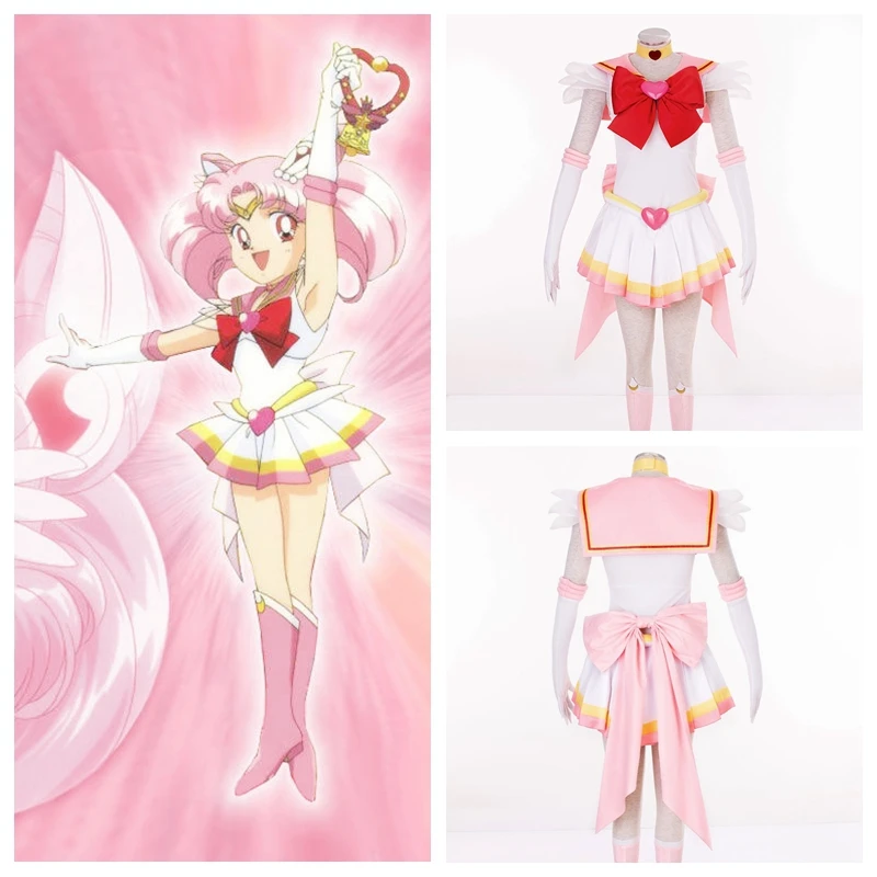 Sailor Moon anime cosplay Sailor Chibi mooncosplay halloween woman costumes|h...