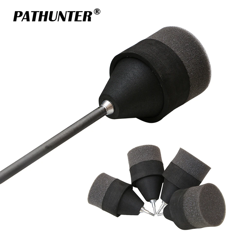 

PATHUNTER 3/6/9/12PCS Black Soft Sponge Arrow Head Foam Shooting Arrowhead Game Practice Tips For Archery Bow CS Shooting