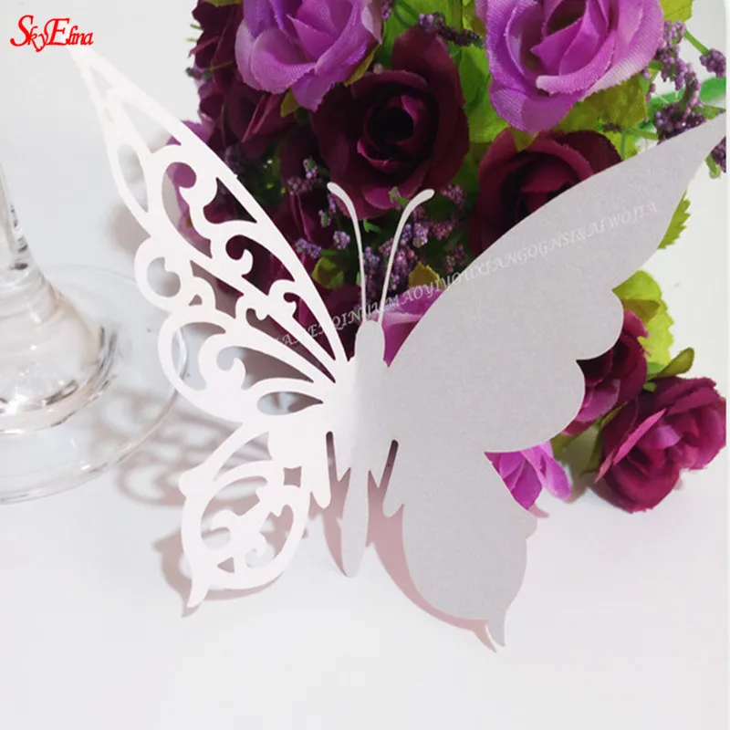 50 шт. бумажные стаканы для вина с лазерной резкой|paper card|card birthdaylaser cut birthday cards |