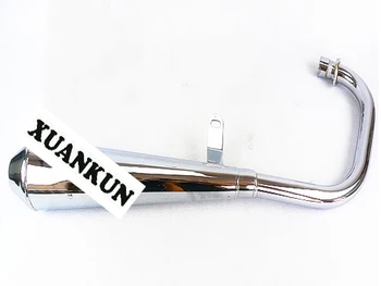 

XUANKUN Motorcycle Accessories Modified Exhaust Head Intact