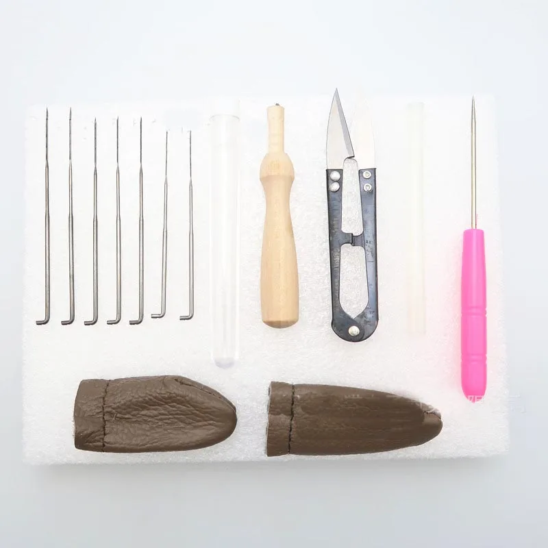 DIY Needle Felting Tool Felt Kit with Mat Scissors Craft Box | Дом и сад
