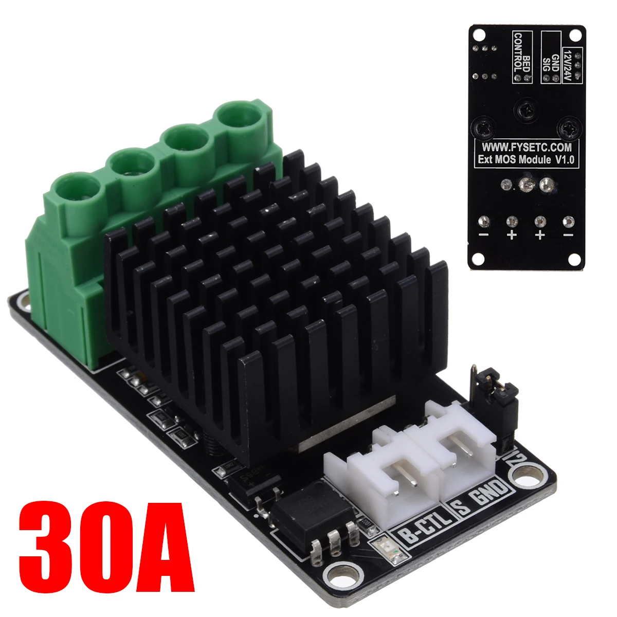 3D Printer Heatbed Extruder MOS Module Heating Controller MKS MOSFET 30A 5-24V for Ramp1.4 and MKS series Board 3D Printer Heatbed Extruder MOS Module Heating Controller MKS MOSFET 30A 5-24V for Ramp1.4 and MKS series Board