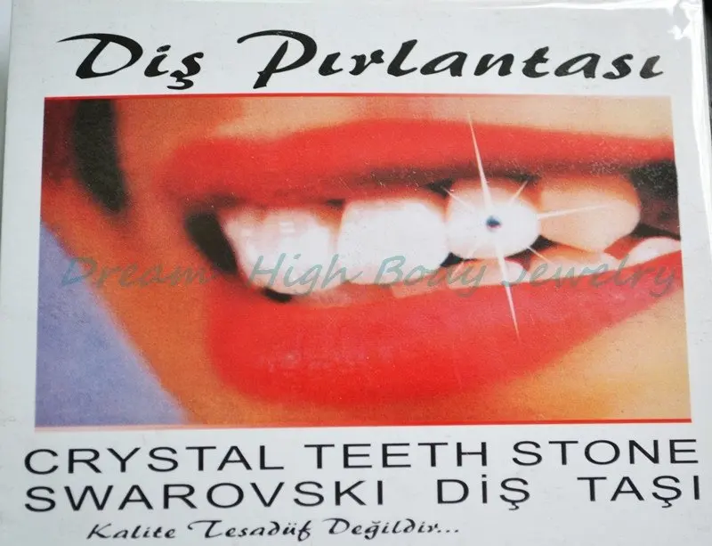 

Temporary Tooth Jewels Finest Austrian Crystals Teeth Gem Stone Fancy Girl's sparkles Dental Body Jewelry