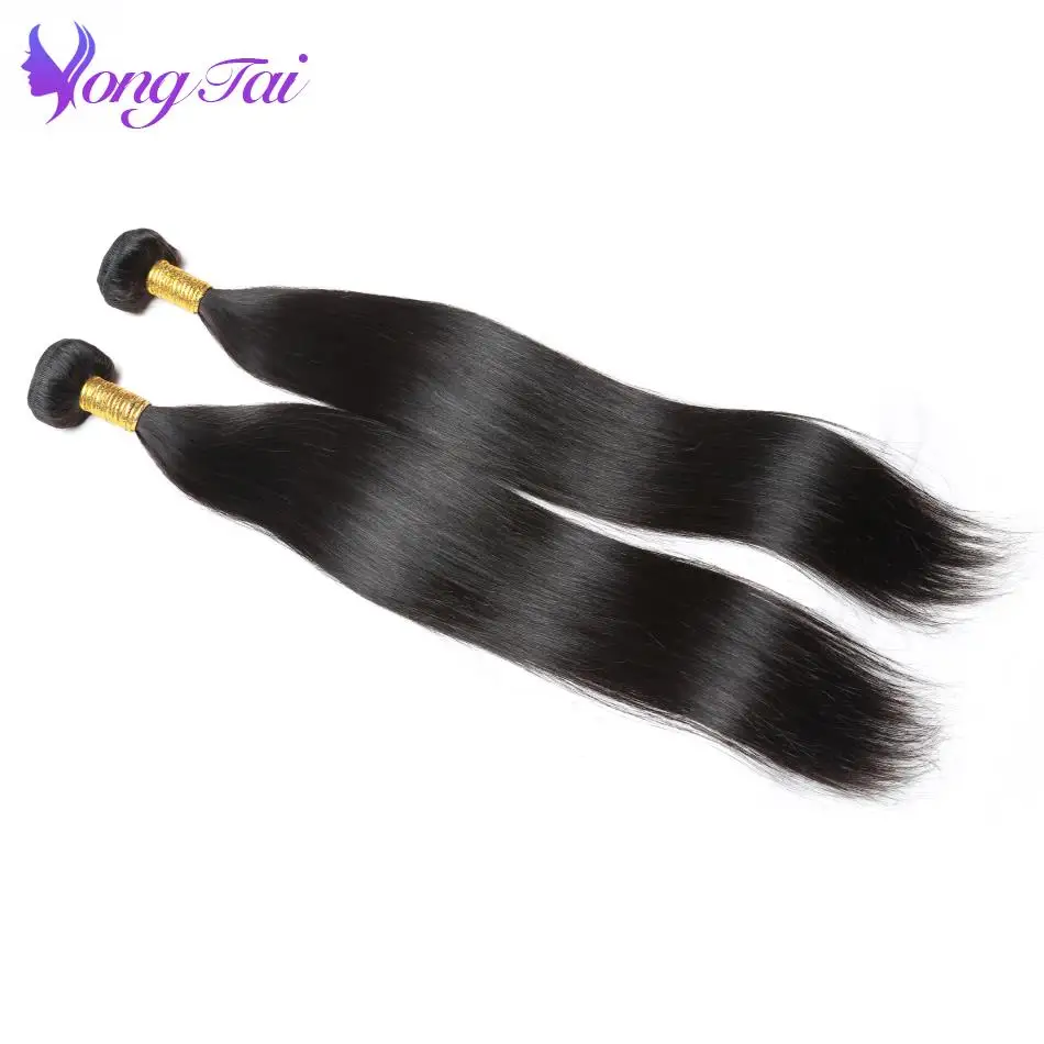 

Yuyongtai hair Indian Straight Hair 100% Human Hair Weave Bundles 1Pc Only Non Remy Hair Customized 8-30inches Fast Shipping