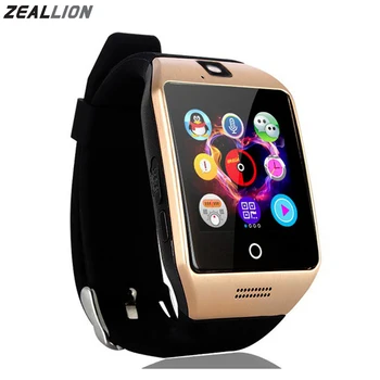 

ZEALLION Smart Watch Q18 Bluetooth With Touch Screen Camera Support Sim Card TF Card Fitness Tracker Push Message For Android
