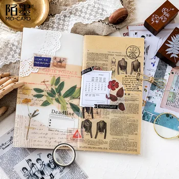 

36PCS/LOT Vintage Floral Background Paper Pack 10.5*17.3cm