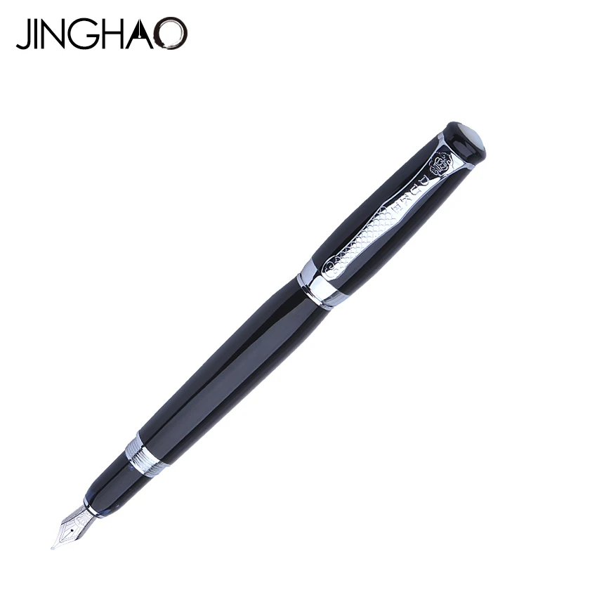 

Luxury Silver Clip Fountain Pen DUKE 619 High-end 0.5mm Iraurita Ink Pens with an Original Gift Case the Best Gift for Teacher