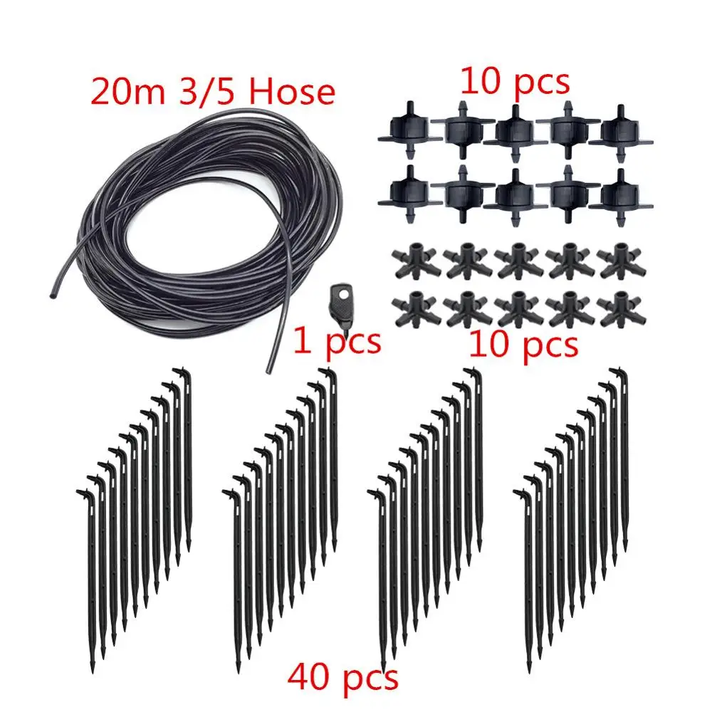 2L/4L/8L комплект для капельницы+ 1 шт. 3 мм Дырокол инструменты для сельского хозяйства теплицы стрелы капельница полив набор 10 комплектов, 20 комплектов - Цвет: Kit 18224