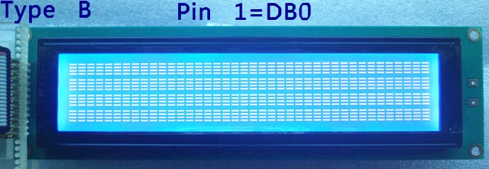 1 шт. 40x4 4004 40*4 404a характер ЖК-дисплей модуль сине-белые LED Подсветка KS0066 SPLC780 или совместимый - Цвет: Type B Blue