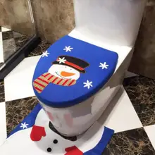 Счастливого Рождества туалетный колпак с изображением снеговика одниночная, туалетная крышка украшения для дома adornos de navidad para Каса# XT